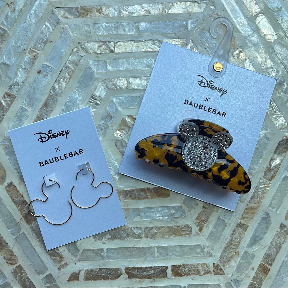 Disney x Baublebaur bundle earrings and clip